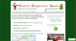 Desktop Screenshot of bostonchristmastrees.com